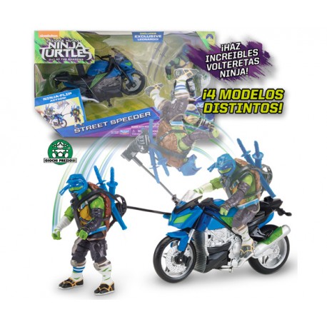 TORTUGAS NINJA MOVIE 2 VEHICULO + 1 FIGURA