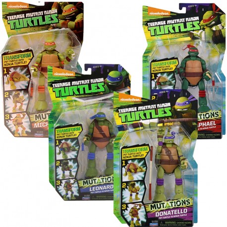 TORTUGAS NINJA FIG MUTATIONS TORTUGA A TORTUGA