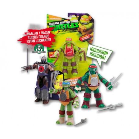 TORTUGAS NINJA ANIMATION FIGURAS HAND TO HAND