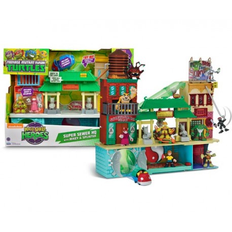 TORTUGAS NINJA HSH SUPER LAIR PLAYSET