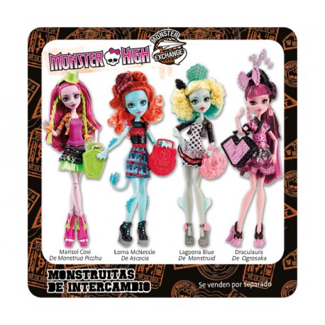 MONSTER HIGH MONSTRUITAS DE INTERCAMBIO