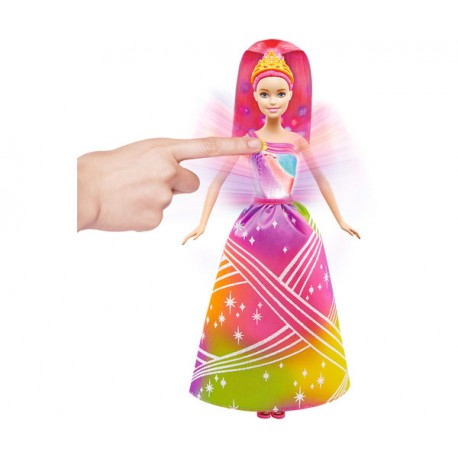 BARBIE PRINCESA LUCES DE ARCOIRIS