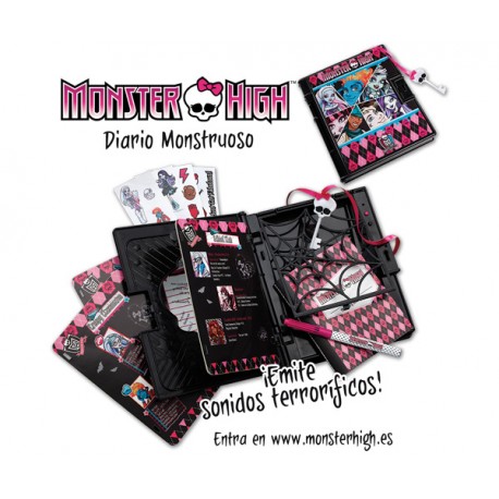 MONSTER HIGH DIARIO MONSTRUOSO