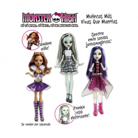 MONSTER HIGH MAS VIVAS QUE MUERTAS (UNIDAD)