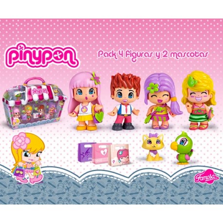 PINYPON CITY PACK 4 FIGURAS