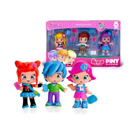 PINYPON BY PINY PACK 3 FIGURAS 