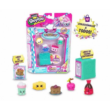 SHOPKINS S6 CC BLISTER 5 SHOPKINS