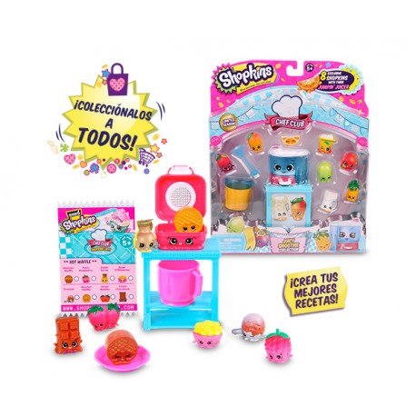 SHOPKINS S6 CC BLISTER DELUXE 8 SHOPKINS + 3 ACCES