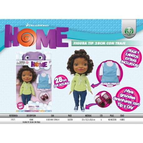 HOME MUÑECA TIP 28CM CON TRAJE