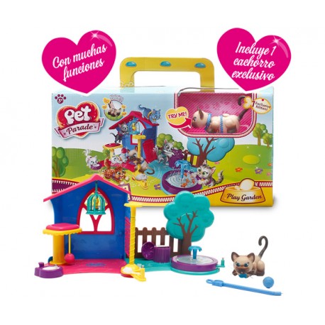 PET PARADE PLAYSET+1 GATITO EXCLUSIVO