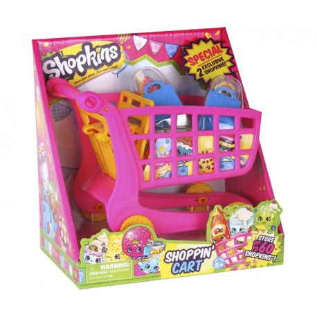 SHOPKINS EL CARRITO DE LA COMPRA + 2 SHOPKINS