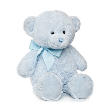 PELUCHE BABY OSO SOFT CELESTE 60 CM