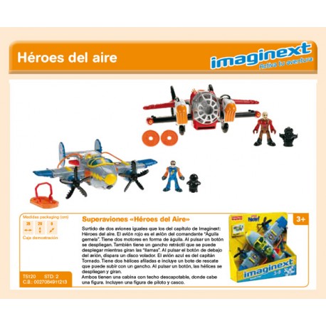 IMAGINEXT SUPERAVIONES HEROES DEL AIRE Din y Don