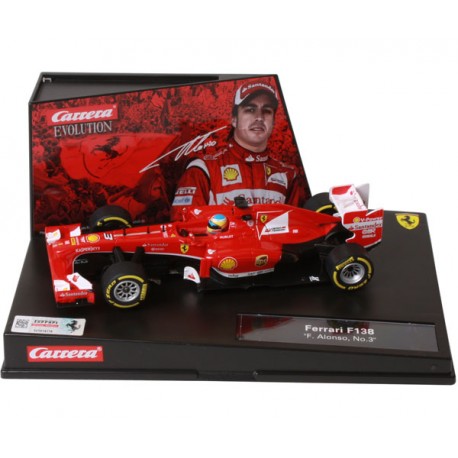 COCHE EVO FERRARI F138 FERNANDO ALONSO (ESCALA 1:32)