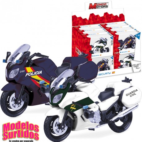 MOTOS SEGURIDAD ESPAÑOLA 1:18