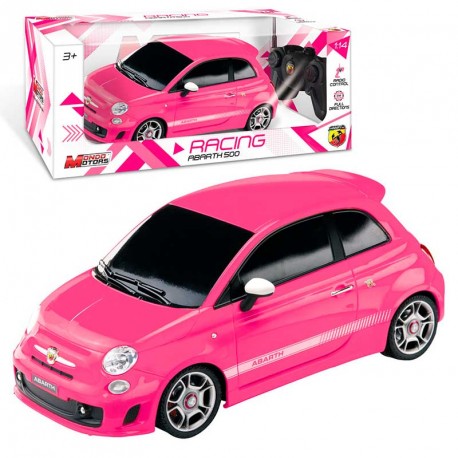 RC 1:14 ABARTH PINK CON LUCES