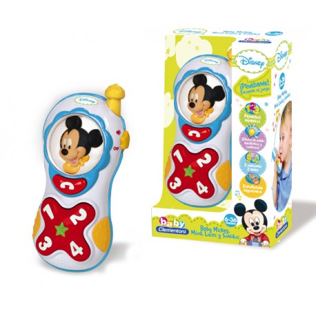 MOVIL BABY MICKEY CON VOZ LUCES Y SONIDOS