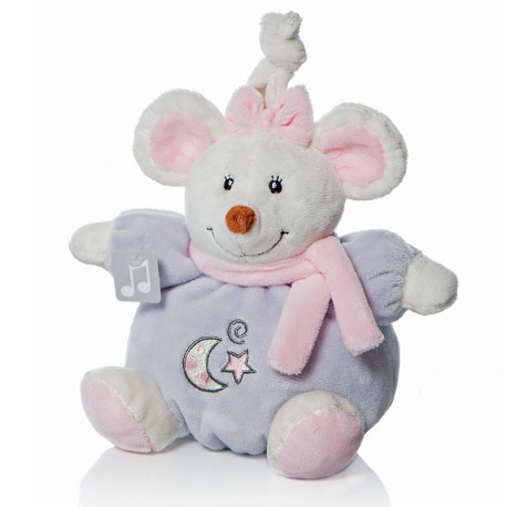 BABY MINI RATITA MUSICAL ROSA 26 CM