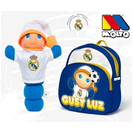 GUSY LUZ REAL MADRID + MOCHILA