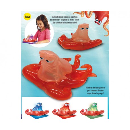 PULPO DORY HANK CAMBIA DE COLOR