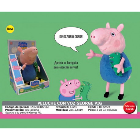 PEPPA PIG PELUCHE GEORGE CON VOZ