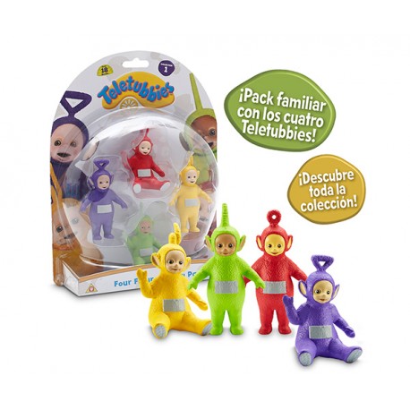 TELETUBBIES BLISTER FAMILIA 4 FIGURAS Din y Don