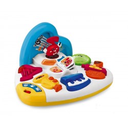 Fisher-Price Ríe y Aprende Mesa de mezclas DJ musical Piano de juguete con  actividades, luces