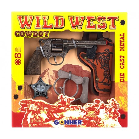 WILD-WEST PLAYSET 8 TIROS 