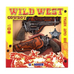 WILD-WEST PLAYSET 8 TIROS - DOS REVOLVER