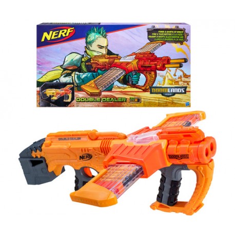 PISTOLA NERF DOOMLANDS DOUBLE DEALER