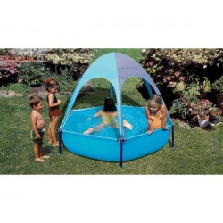 PISCINA HEXAGONAL + TOLDO 215 x 45 Cm