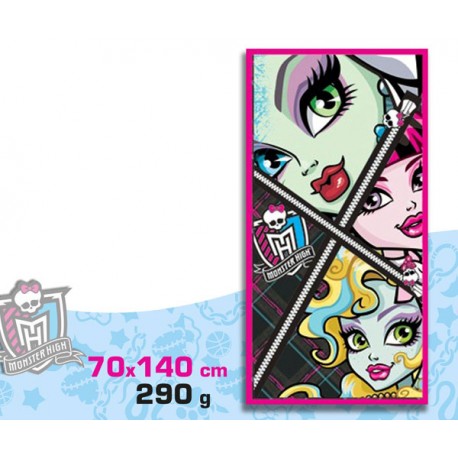 TOALLA PLAYA MONSTER HIGH 70 x 140 CM