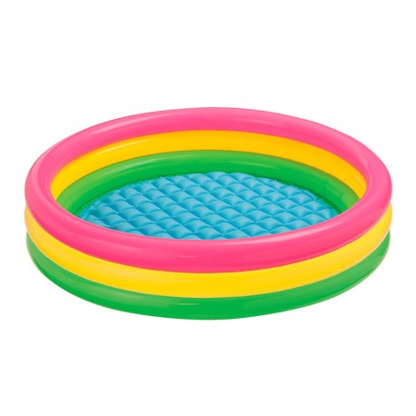 PISCINA HINCHABLE 3 AROS 147X33 275 L.SUNSET
