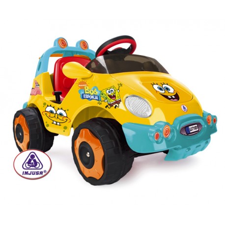 COCHE BUBBLE BOB ESPONJA BATERIA 6V