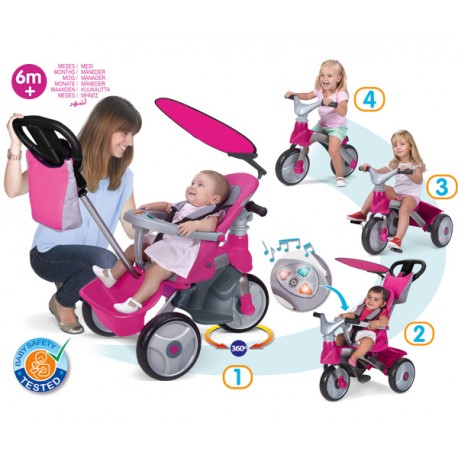 BABY TRIKE EASY EVOLUTON PINK