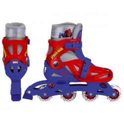 PATINES EN LINEA SPIDERMAN AJUSTABLES (TALLA 38 - 41)