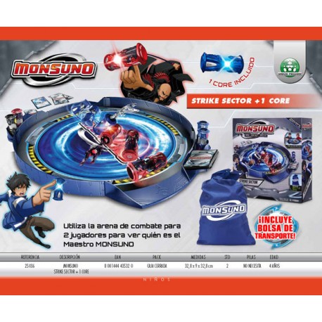 MONSUNO STRIKE PLAYSET + CORE (UNIDAD)