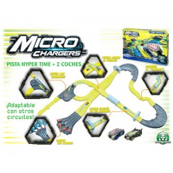 MICRO CHARGERS PISTA HYPER TIME + 2 COCHES