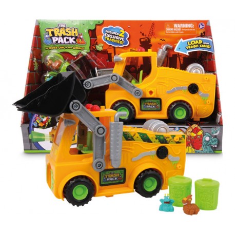 THE TRASH PACK (LOS BASURILLAS) VEHICULO BULLDOZER + 2 FIGURAS