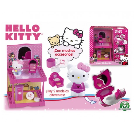 HELLO KITTY CASA MAKE UP MAQUILLAJE CON ACCESORIOS