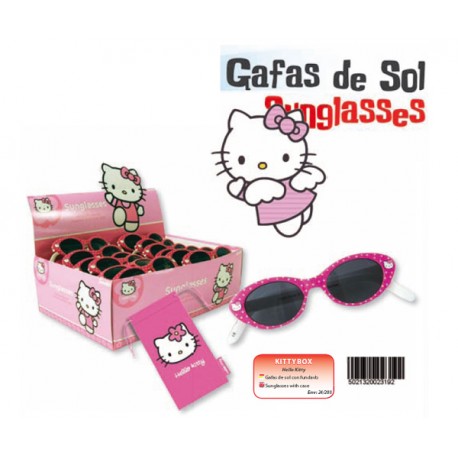 HELLO KITTY GAFAS DE SOL CON FUNDA (UNIDAD)