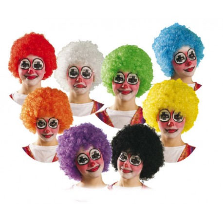 PELUCA ADULTO RIZO (VARIOS COLORES - SE VENDEN POR SEPARADO)