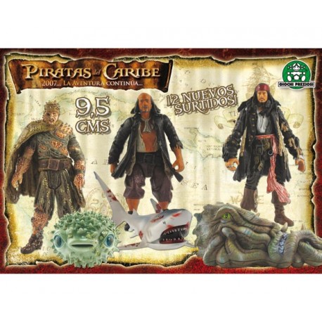 PIRATAS DEL CARIBE FIGURA DELUXE 9.5 Cm (UNIDAD)