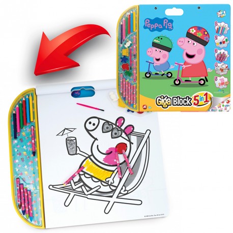 GIGA BLOCK PEPPA PIG 5 EN 1