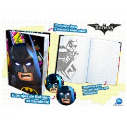 LEGO BATMAN MOVIE BATMAN AGENDA CON LUZ