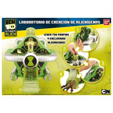 BEN10 PLAYSET LAB CREACION ALIENIGENAS