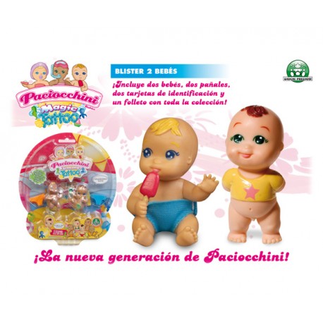 PACIOCCHINI MAGIC TATTOO (PACK DE 2 BEBES)