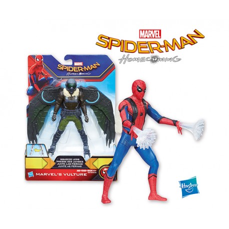 SPIDERMAN WEB CITY LANZA REDES 15CM