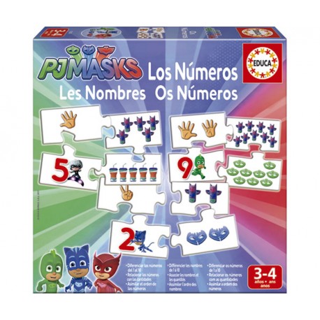 PJ MASKS LOS NUMEROS