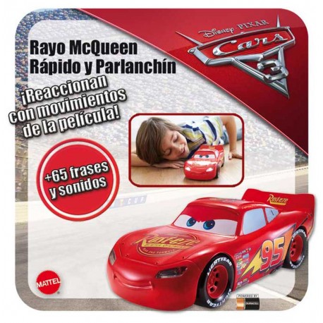 CARS RAYO MCQUEEN RAPIDO Y PARLANCHIN